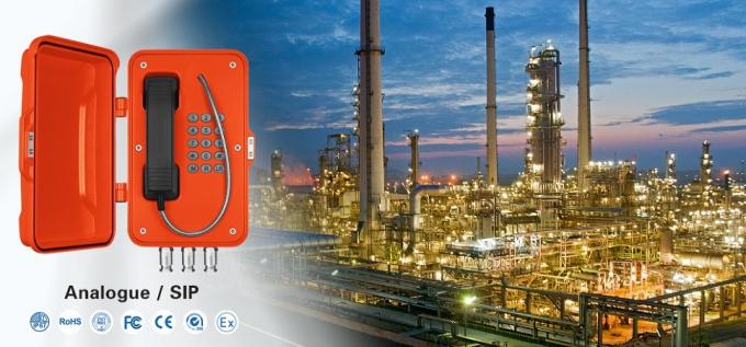 Telefono protetto contro le esplosioni industriale irregolare per le aree pericolose/centrale elettrica