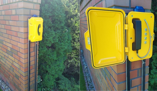 Ultime notizie aziendali su L'azienda immobiliare ungherese installa telefoni resistenti alle intemperie ad alto volume per il cortile del cliente