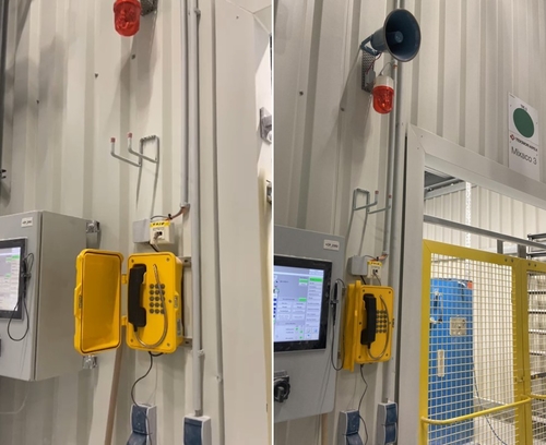 Ultime notizie aziendali su Telefono a prova di intemperie JR101-FK-HB installato in una fabbrica tedesca