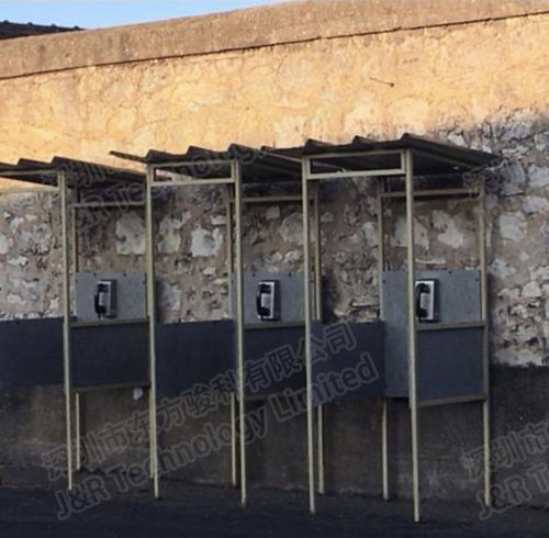 Ultime notizie aziendali su Telefono resistente ai vandali di J&R's applicato in una prigione messicana