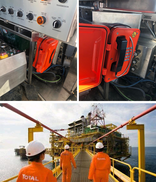 Ultime notizie aziendali su Telefono a prova di esplosione certificato J&R ATEX installato al progetto di piattaforme terrestri del Kuwait!