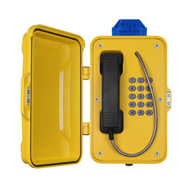 Il telefono resistente alle intemperie di industriale IP67 con il segnale, PoE ha alimentato il telefono del tunnel