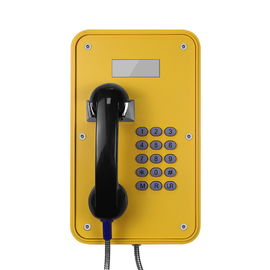 Telefono analogico industriale a tenuta d'acqua resistente alla corrosione con esposizione LCD