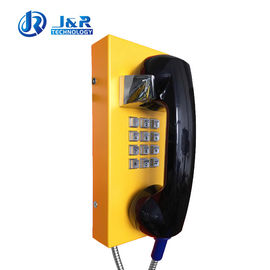 Un buon prezzo. Telefono industriale IP65 con cornetta resistente agli atti vandalici, telefono di emergenza robusto in linea