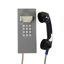Un buon prezzo. Telefono di emergenza impermeabile in colore grigio con dispositivo in materiale ABS 240 * 100 * 106 mm in linea