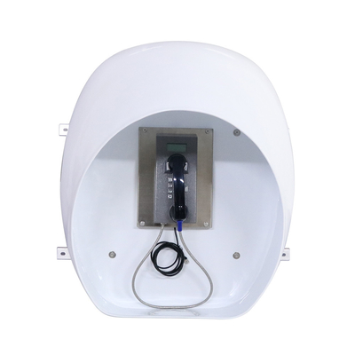 Rustproof Wall Mounted Outdoor Public Telephone Booth