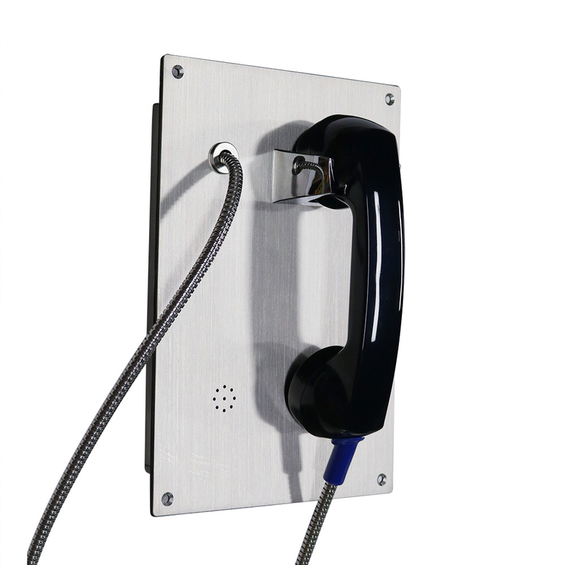 Stainless Steel Flush Mounted Emergency Phone Auto Dial Telephone digital keypad