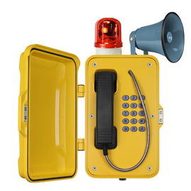 Telefono industriale impermeabile di VoIP, telefono resistente della prova affidabile del vandalo