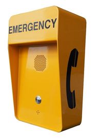 Cabina telefonica a tenuta d'acqua robusta di emergenza della cabina telefonica IP67 VoIP della SORSATA di giallo dell'alloggio