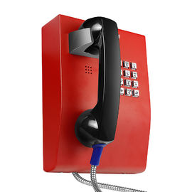 Telefono resistente dell'ospedale del vandalo con la tastiera irregolare del metallo e del microtelefono