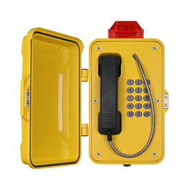 Telefono analogico resistente resistente dell'acqua resistente alle intemperie con la lampada istantaneo