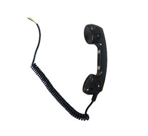 Un buon prezzo. Anti telefono del nero del vandalo composto a mano con il commutatore per il telefono della prigione in linea