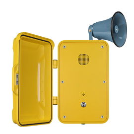 Telefono resistente alle intemperie di industriale resistente agli urti fornito di Horn e di lampada