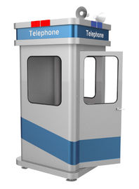 Un buon prezzo. Vandal resistente insonorizzante cabina telefonica robusto materiale metallico galvanizzato Stand solo in linea