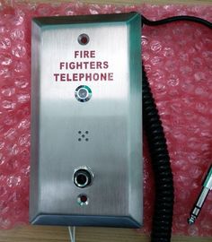 Telefono analogico industriale resistente alle intemperie, linea telefonica di estinzione di incendio