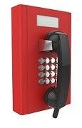 Un buon prezzo. Montaggio a parete di telefono Voip rugged grigio o rosso per servizio ospedaliero / bancario in linea
