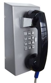 Telefono della prigione della prova del vandalo con alloggio d'acciaio laminato a freddo ed il microtelefono irregolare
