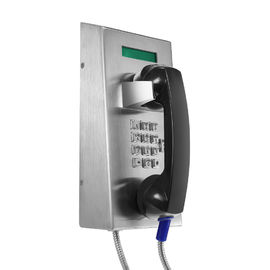 Un buon prezzo. Telefono anti d'abitazione della prigione della SORSATA del vandalo di acciaio inossidabile con esposizione LCD in linea