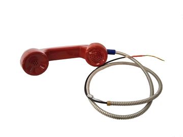 Un buon prezzo. Microtelefono irregolare rosso dei pezzi di ricambio industriali del telefono con cavo corazzato in linea