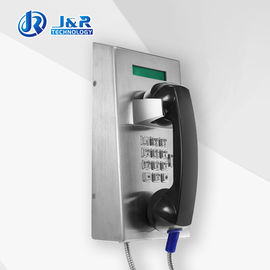 Telefono robusto della prigione, telefono di emergenza pubblico con esposizione LCD