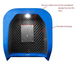 Un buon prezzo. Cabina telefonica acustica della prova variopinta della polvere con le posizioni rumorose adatte della luce del LED in linea