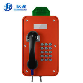 Telefoni resistenti alle intemperie all'aperto dei tunnel/telefono analogico industriale con esposizione LCD