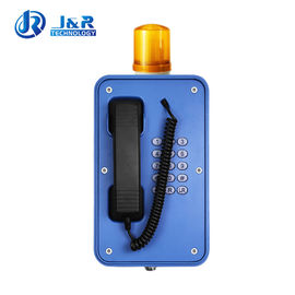 Un buon prezzo. Telefono industriale resistente alle intemperie con luce lampeggiante e cavo allungabile in linea