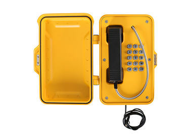 Telefoni resistenti alle intemperie all'aperto di recinzione di alluminio con le riparazioni resistenti del compressore