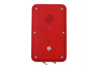 Telefono resistente alle intemperie SOS di industriale rosso di IP66, telefono analogico industriale all'aperto
