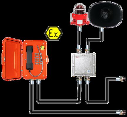 Un buon prezzo. IP67 85dbA Telefono antincendio in alluminio a fusione a stampa per ambienti industriali pericolosi in linea