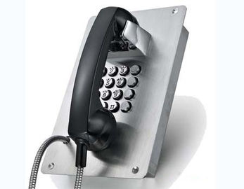 Un buon prezzo. Telefono antivandalo per esterni in acciaio inox, montaggio a filo, tastiera completa in linea