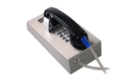 Telefono irregolare della prigione di Teleaid del telefono della prova del vandalo di emergenza della prigione con il LCD