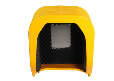 Un buon prezzo. Telafono insonorizzato cappuccio telefonico cabina acustica casella di chiamata pubblica in giallo in linea