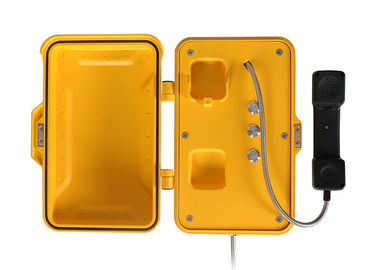 Un buon prezzo. Telefono Industriale Antivandalo per Emergenze con Composizione Automatica, Resistente alle Intemperie IP65-IP67, con 3 Pulsanti in linea