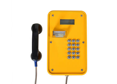 Un buon prezzo. Telefono industriale all'aperto della tastiera standard, telefono di IP67 VOIP/SIP con l'esposizione di LED in linea