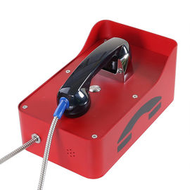 Un buon prezzo. Bottone irregolare rosso IP54-IP65 del telefono uno della prova del vandalo del microtelefono 3G/GSM per l'emergenza in linea