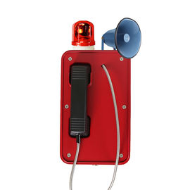 Telefono al largo resistente alle intemperie di emergenza, alimentazione elettrica mani libere di PoE del telefono