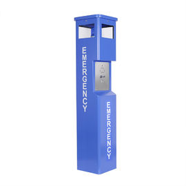 Un buon prezzo. Telefoni e cabine telefoniche leggeri blu di emergenza per il bordo della strada, parco, città universitaria in linea
