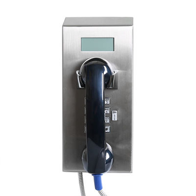 Un buon prezzo. telefoni LCD IP65 20mA della prova piena duplex del vandalo di 1.5W in linea
