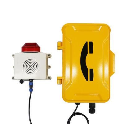 Un buon prezzo. telefono industriale a tenuta d'acqua robusto di 90db VoIP con radiodiffusione in linea