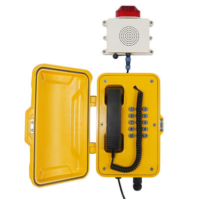 IP67 rendono impermeabile la radiodiffusione del telefono di VoIP con la lampada istantaneo