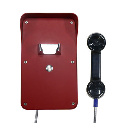 Telefono resistente IP54 ss del cavo di velocità del vandalo a spirale del quadrante per la comunicazione