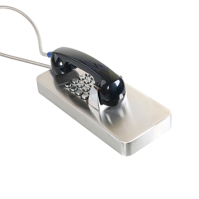 Un buon prezzo. Telefono a tastiera tattile antivandalo GSM metallico IP Carcere IP55 in linea