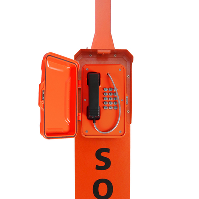 Un buon prezzo. Torre del telefono di emergenza del montaggio della colonna, telefono di emergenza della strada principale SOS con il pannello solare in linea