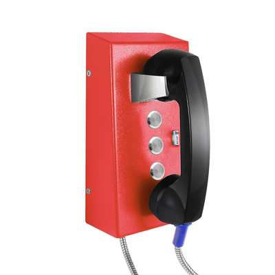Un buon prezzo. Telefono antivandalo con tre pulsanti di selezione rapida per chiamate di emergenza per prigioni/ospedali/aeroporti in linea