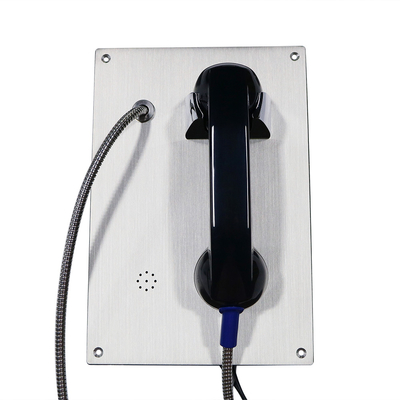 Un buon prezzo. Telefono resistente ai vandali montato a scarico / Telefono di linea diretta in acciaio inossidabile per la stanza pulita in linea